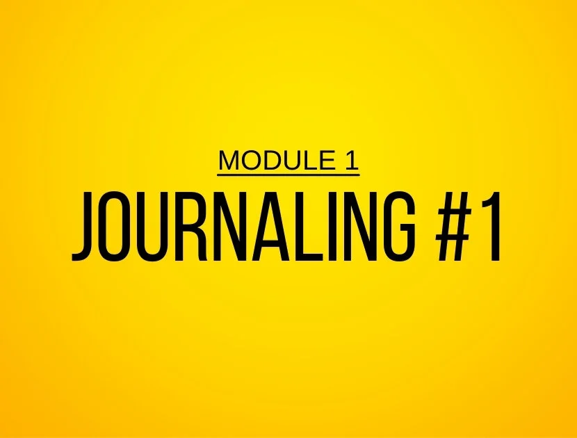 Journaling #1