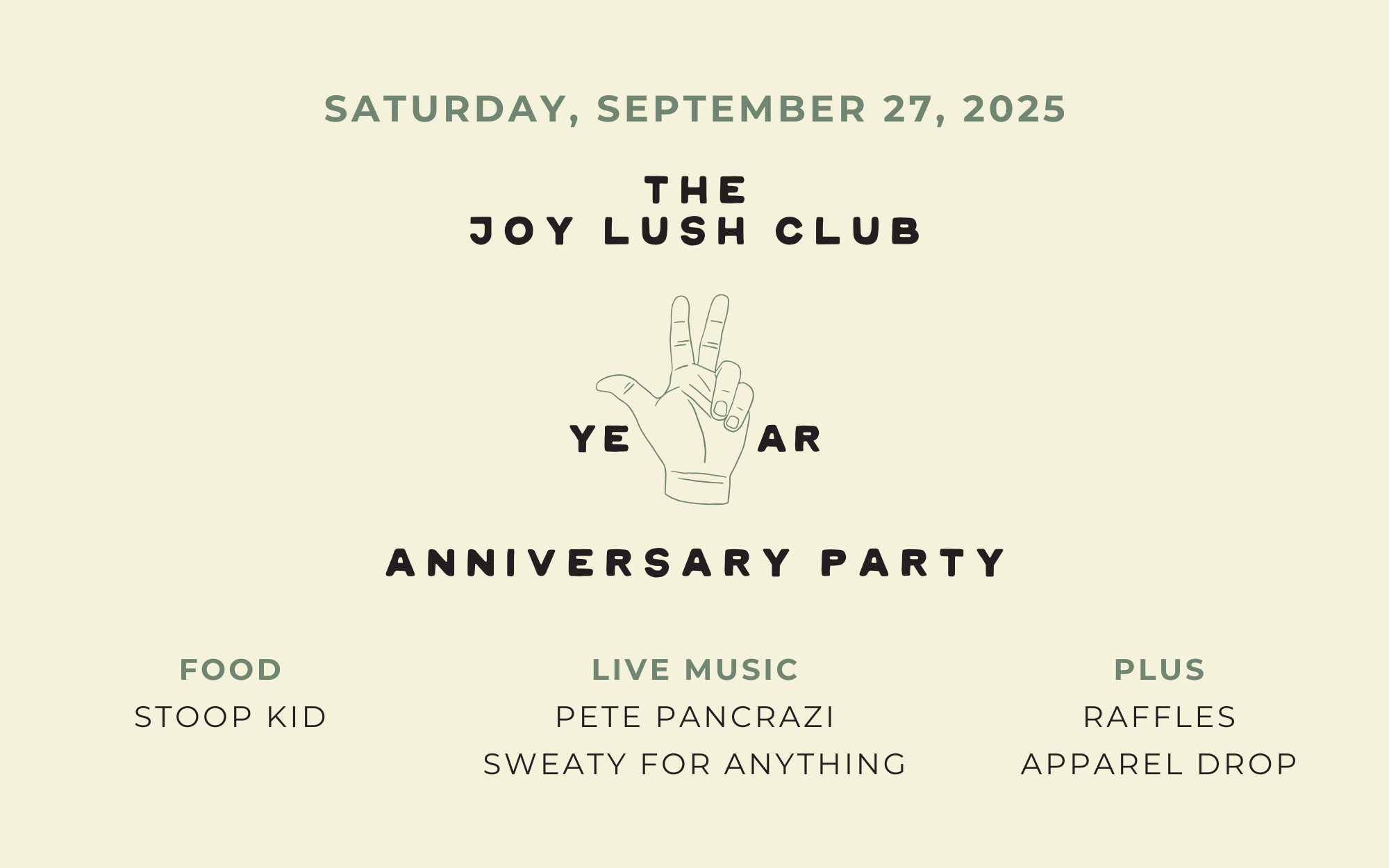 3 Year Anniversary Party