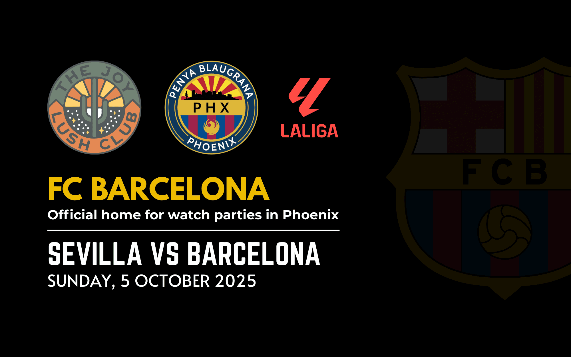 Sevilla vs Barcelona watch party