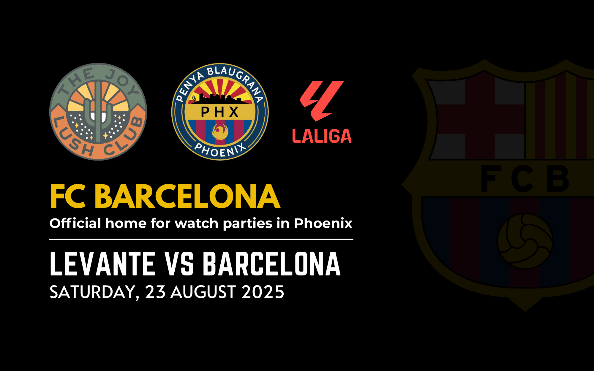 Levante vs Barcelona match watch party