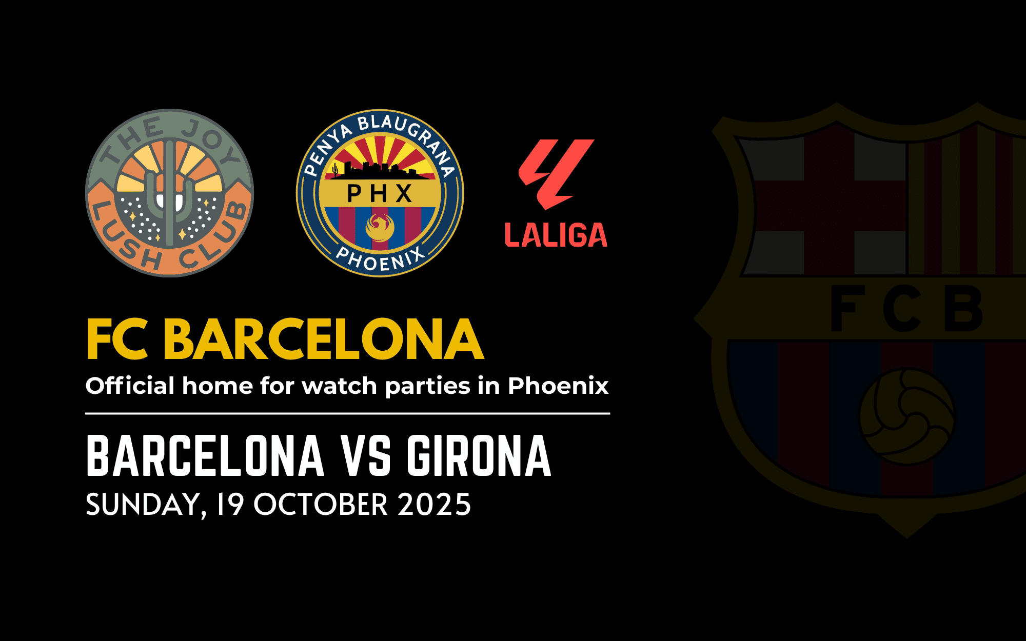 Barcelona vs Girona watch party