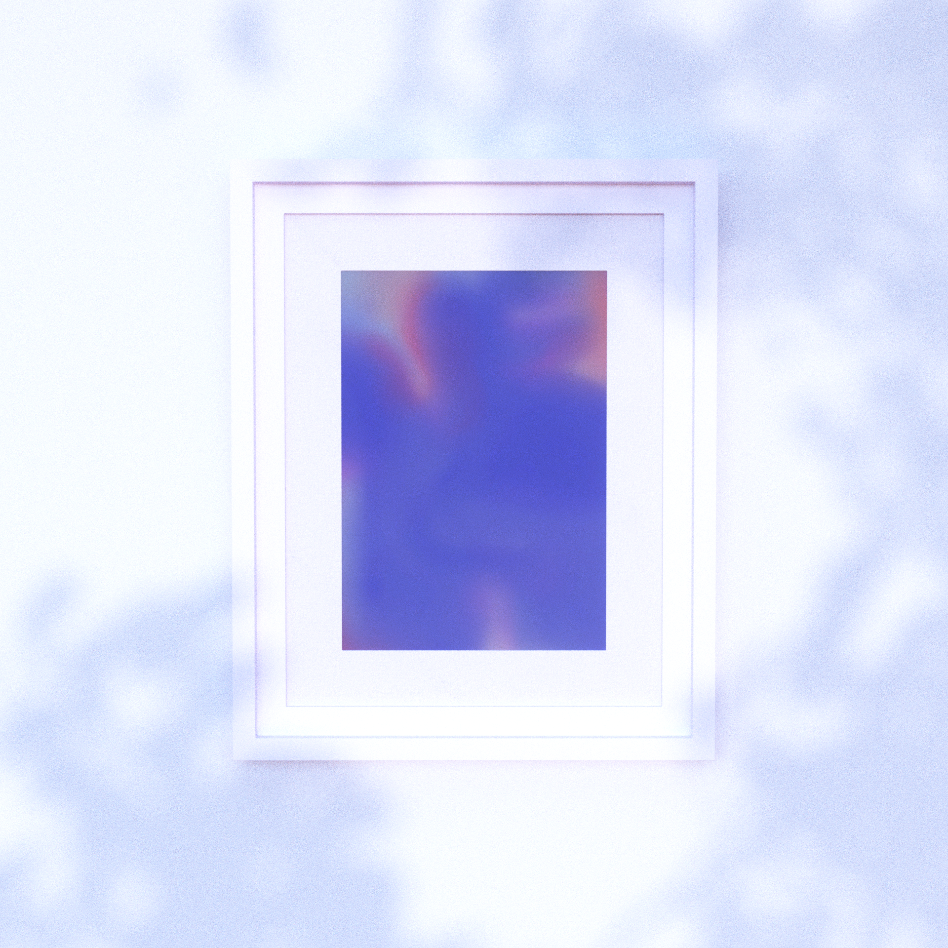 dark purple abstract art print resembling a night sky