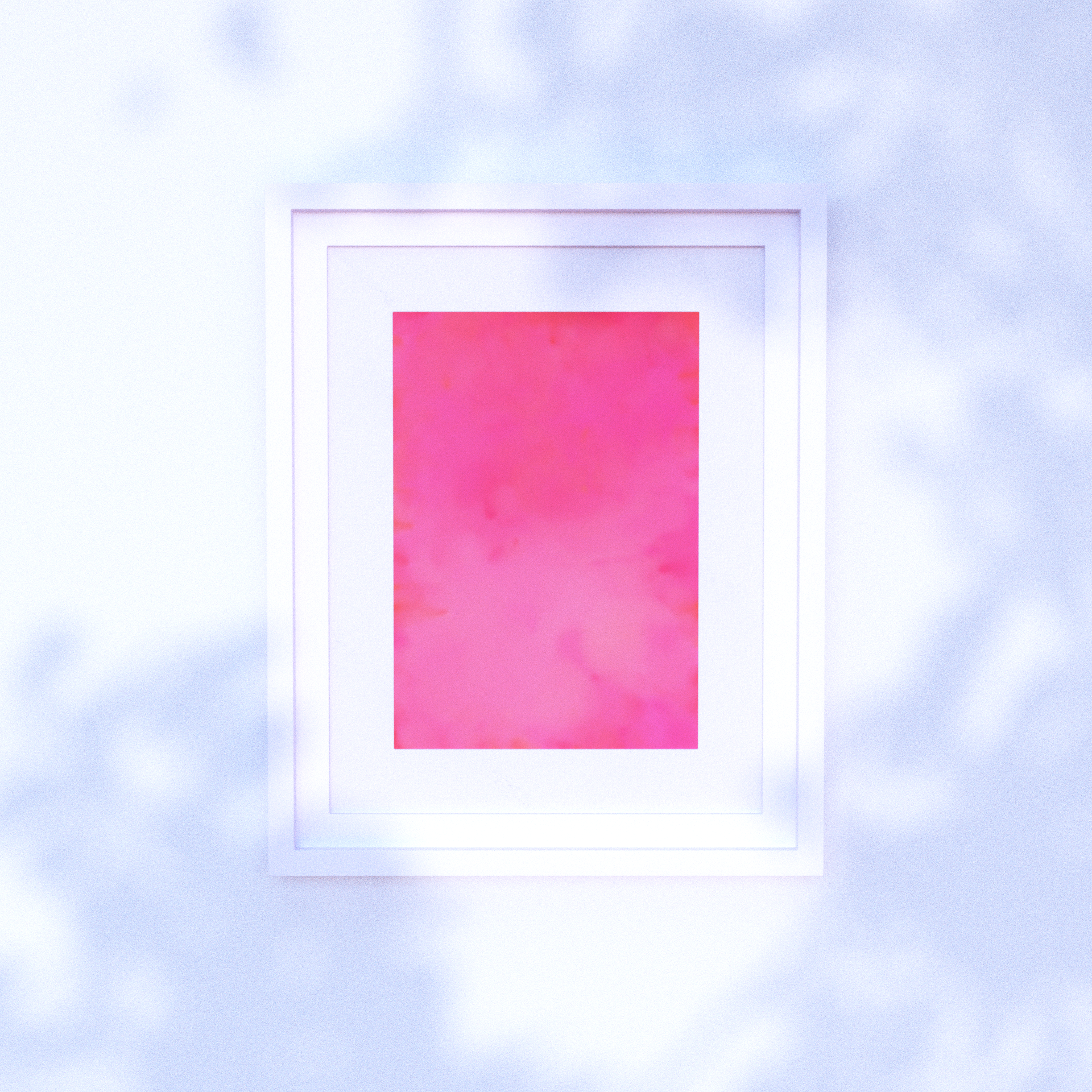 delicate pink abstract art print made in commemorance of Breast Cancer Awareness month