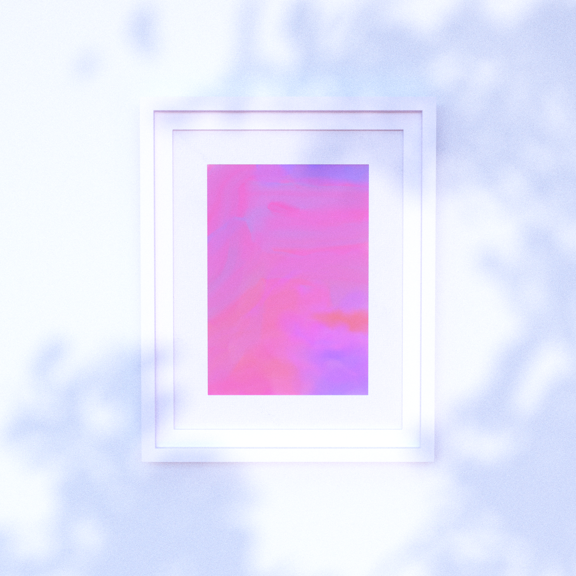 giclee abstract art print resembling pink sand dunes