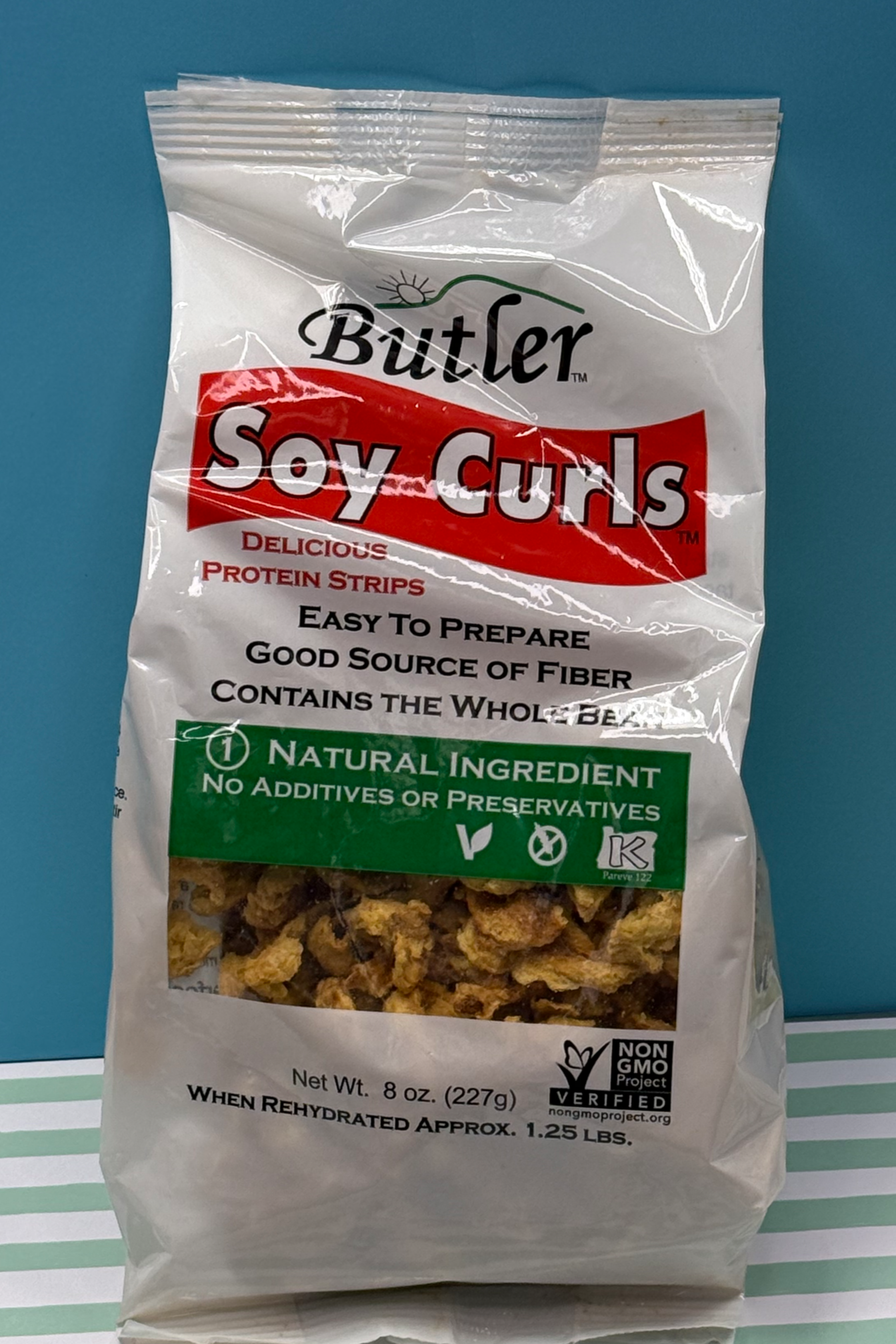 Soy Curls, Vegan Protein, Great for BBQ. Providence.