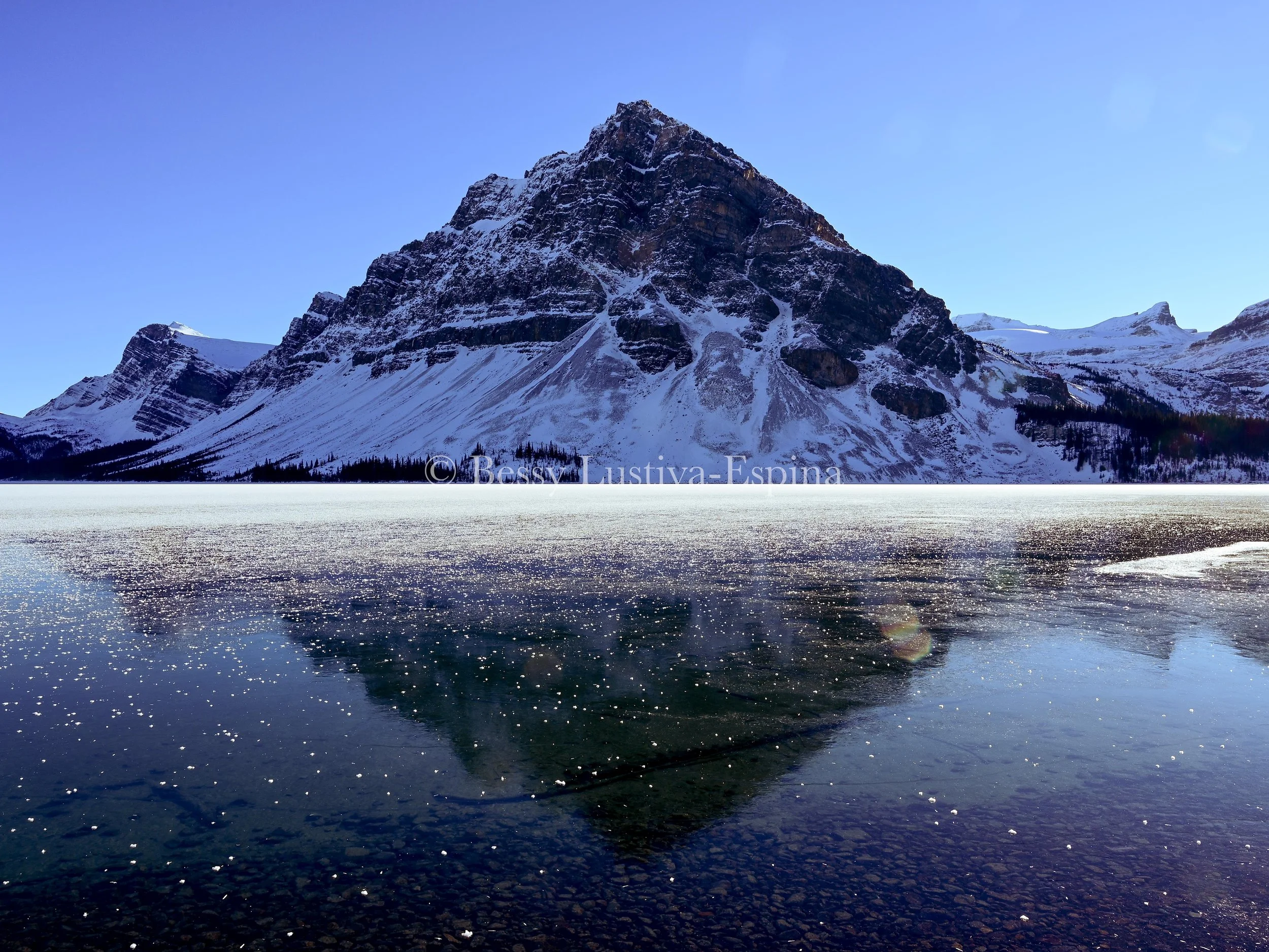On Bow Lake, Banff
