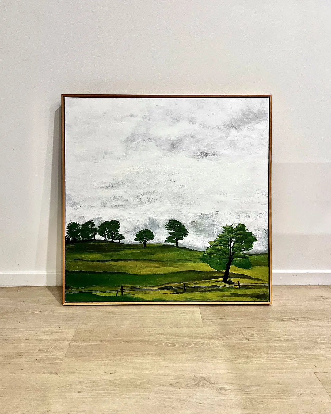 Reminder: creative projects outside of client work are important too 🙂 

I finally finished a painting I&rsquo;ve been working on for so long!

Inspired by the landscapes I remember from travelling to Wellington growing up, this piece became a remin