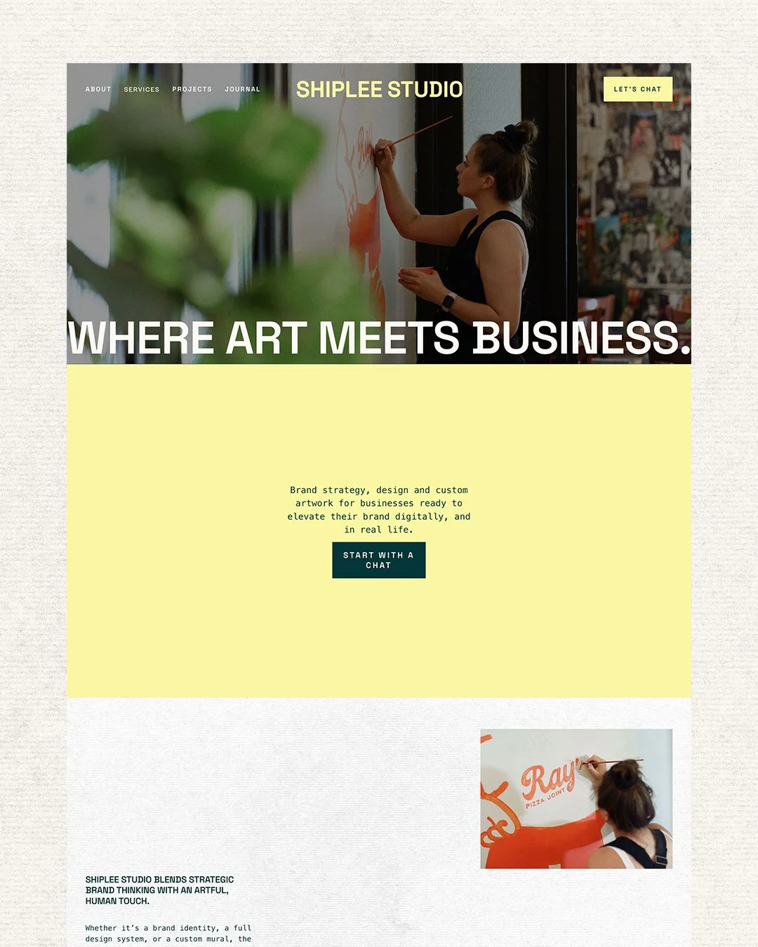 The new Shiplee Studio website is live 🙌

A space that&rsquo;s been slowly taking shape behind the scenes, designed to feel more aligned with the work, the process, and the direction things are heading.

Thoughtful, considered, and a little more ref
