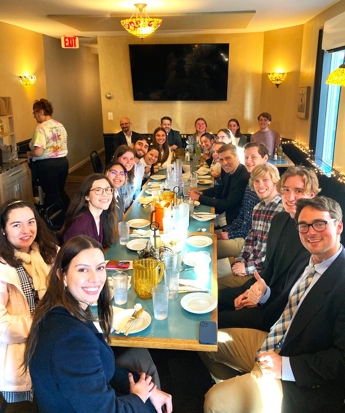 Such a perfect day on Saturday! Catholic Campus Ministry at The Oratory enjoyed a pilgrimage to four of Wilmington's beautiful churches, complete with tours, a Vigil Mass at the Cathedral and dinner at Mrs. Robino's Italian Restaurant. Thank you, Bis