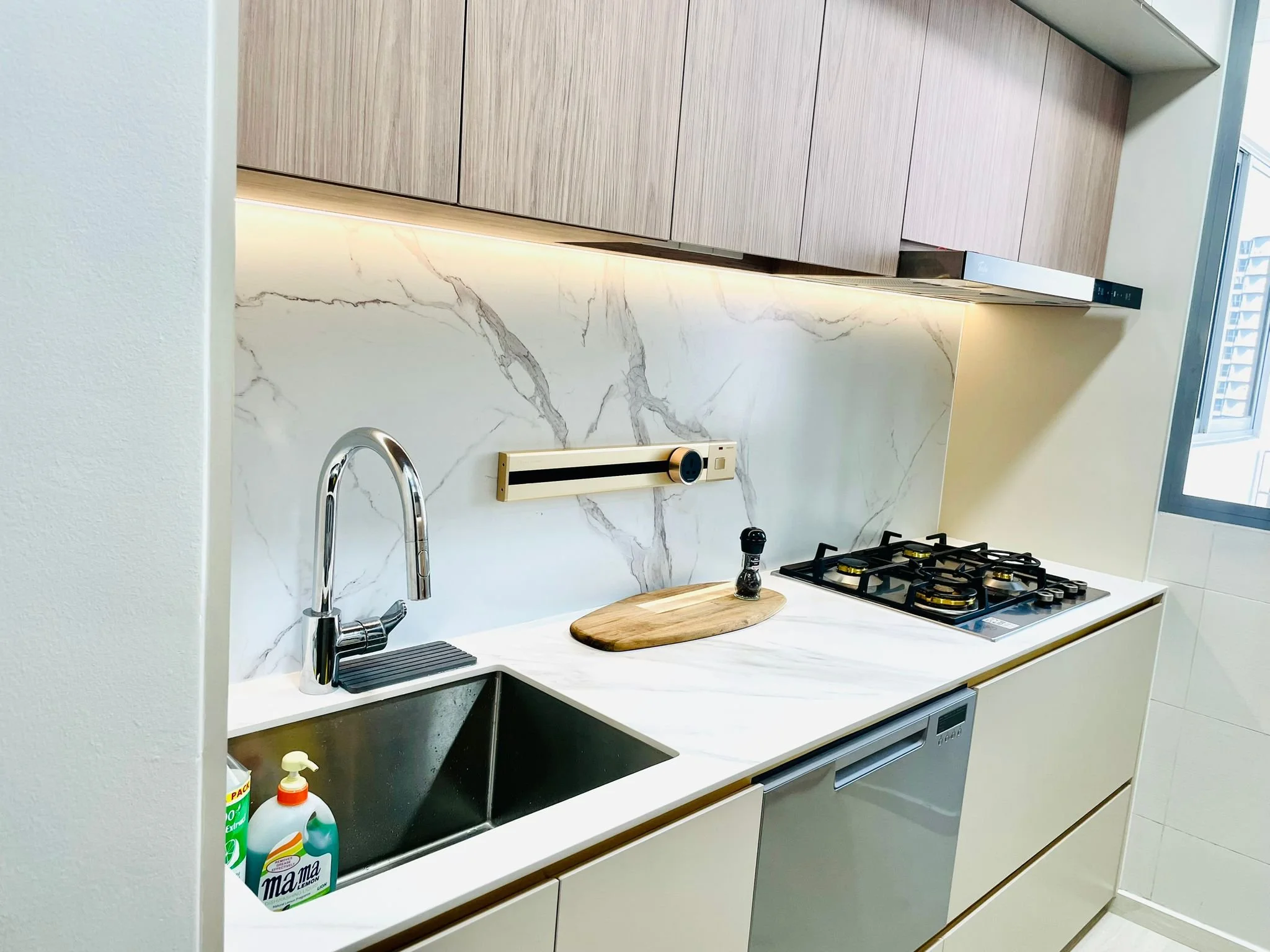 Marble design Tempered glass