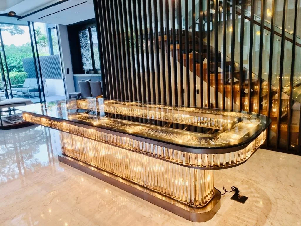 Custom size Tempered Glass table top