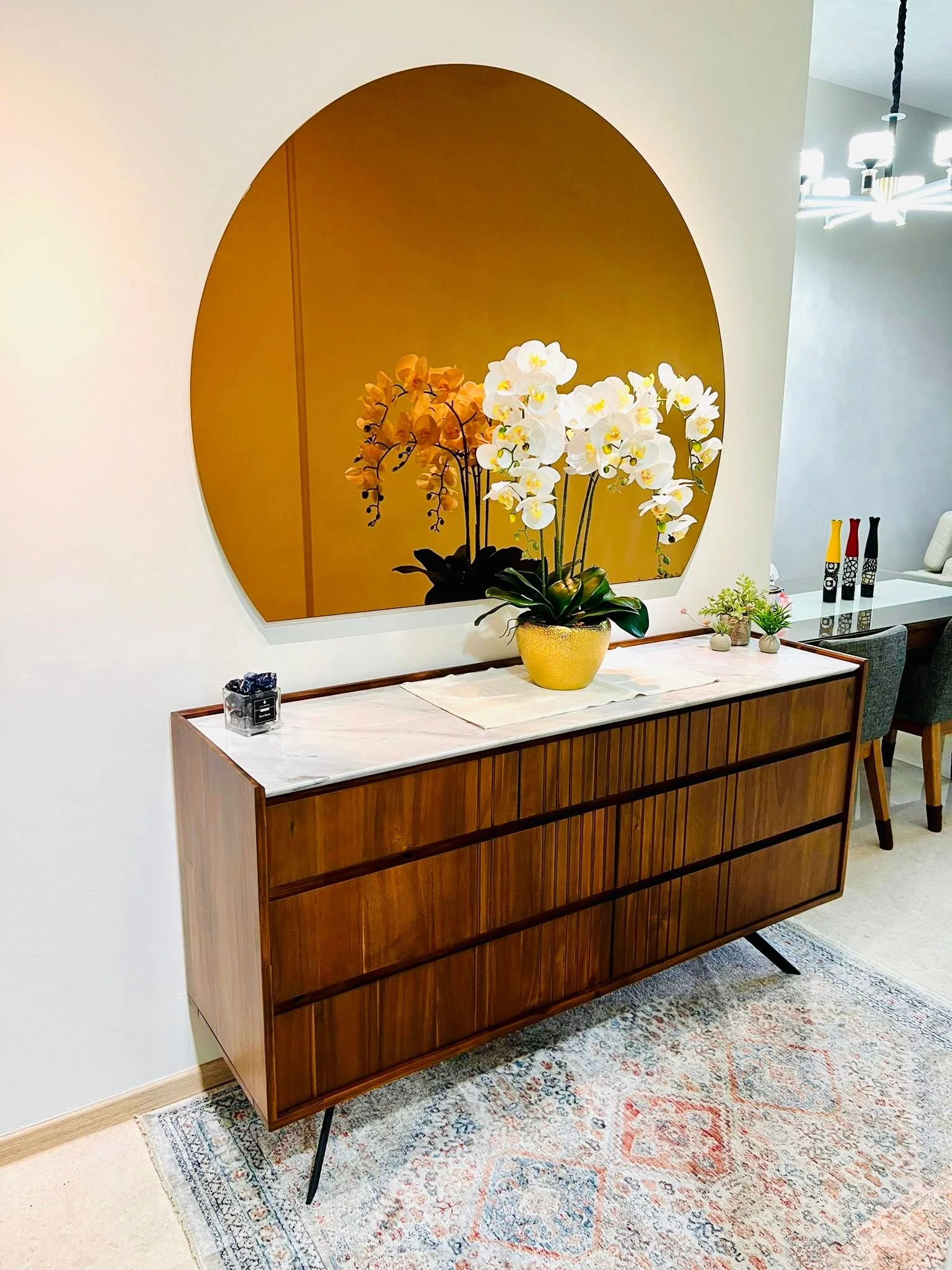 Irregular Shape Decorative Frameless Wall Mirror