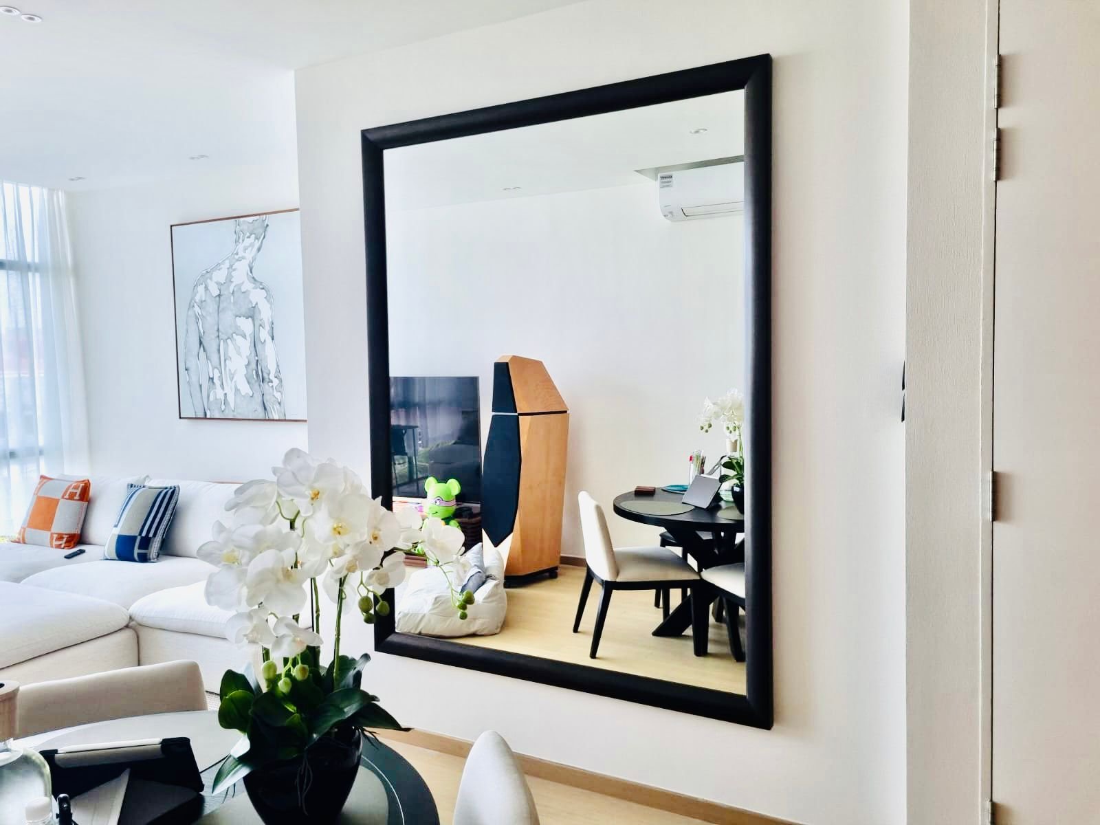 Custom Black Frame Mirror