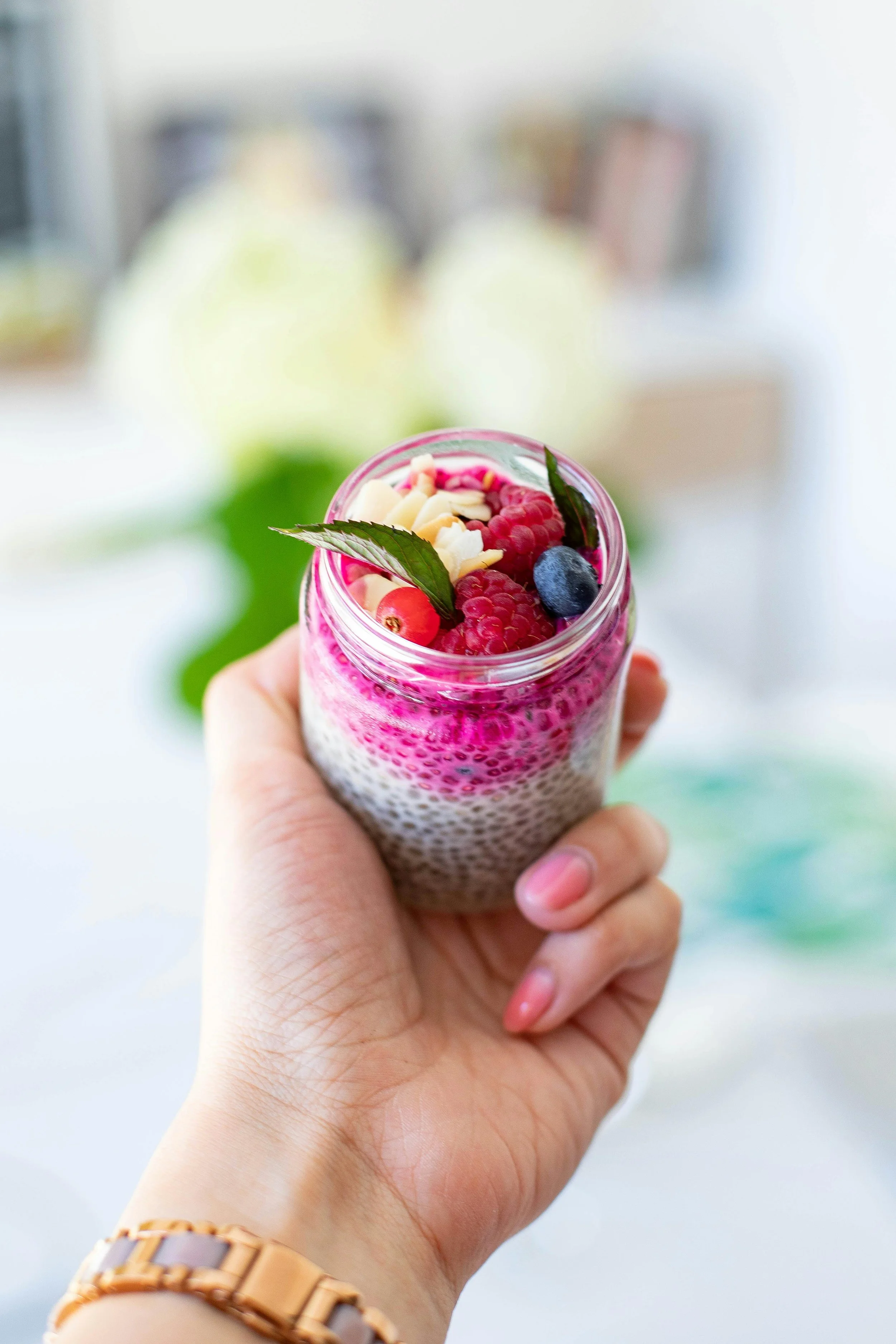Chia and Berry Pot