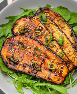 BBQ Teriyaki Aubergines