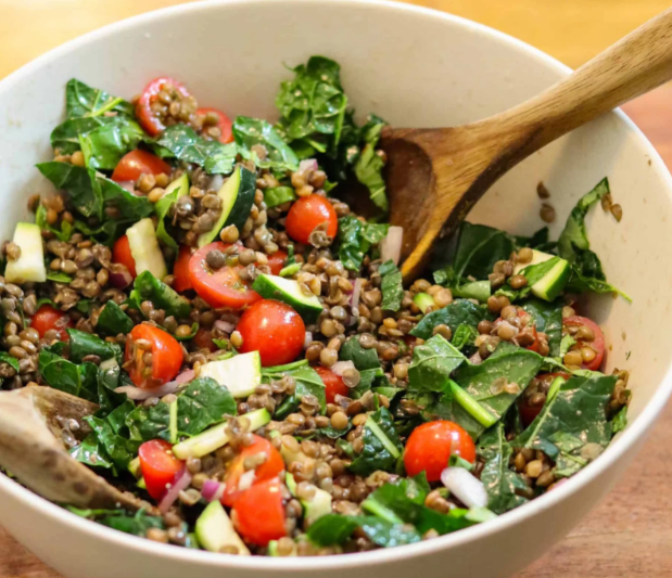 Fruity Bulgur &amp; Lentil Salad