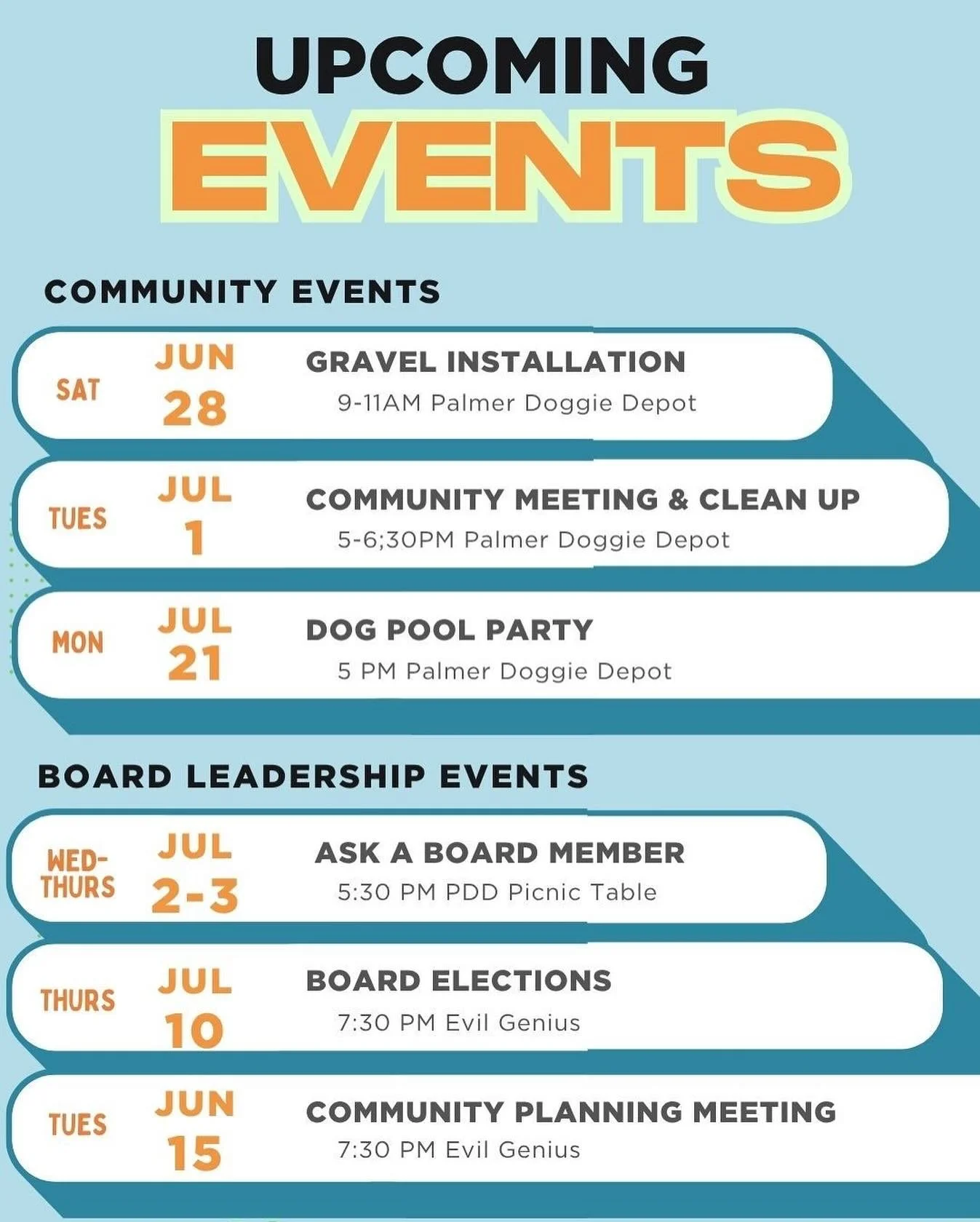 🌞 Summer&rsquo;s heating up with exciting events at the park! Check out what&rsquo;s coming up &mdash; fun activities and great opportunities await!
