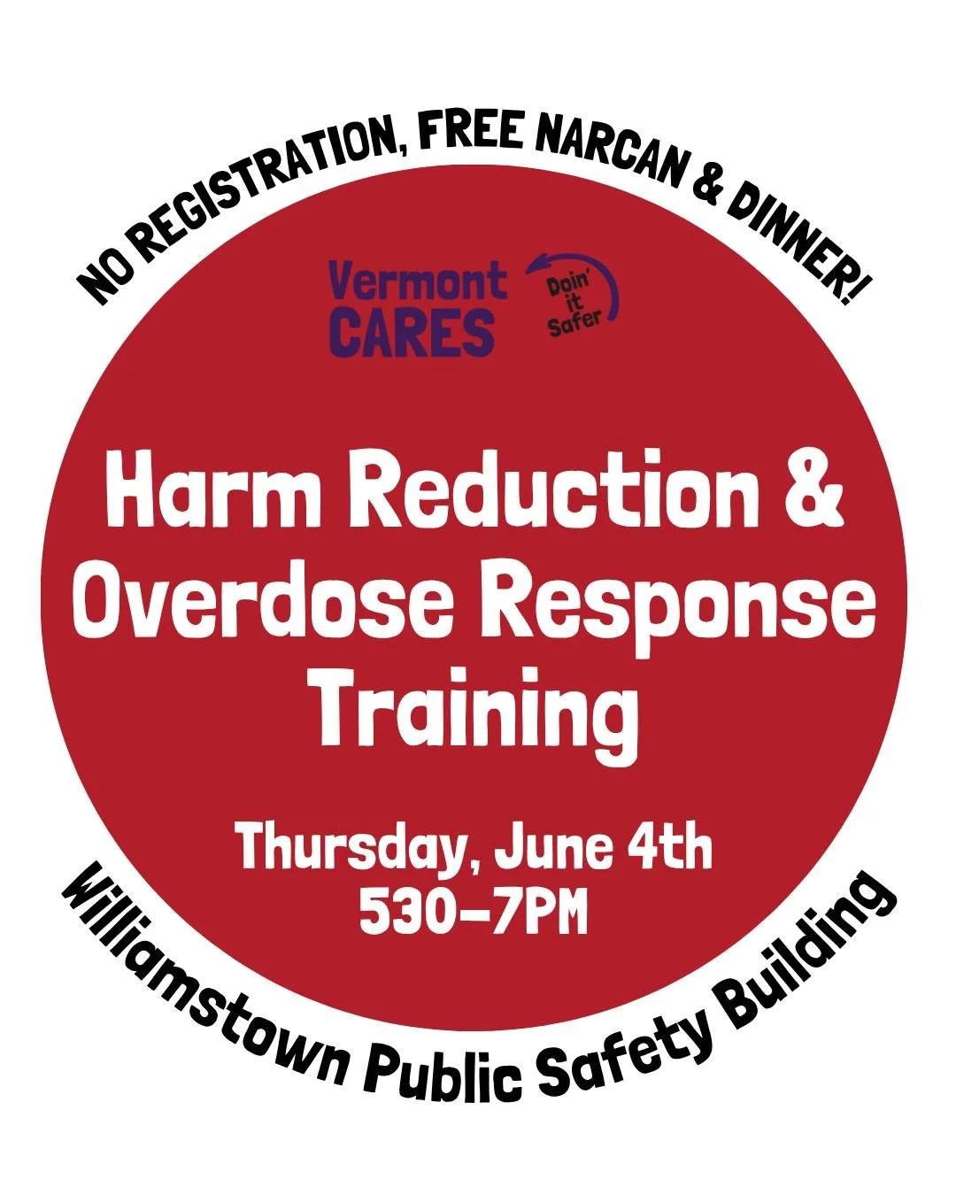 Opioid Overdose Response Training - Williamstown