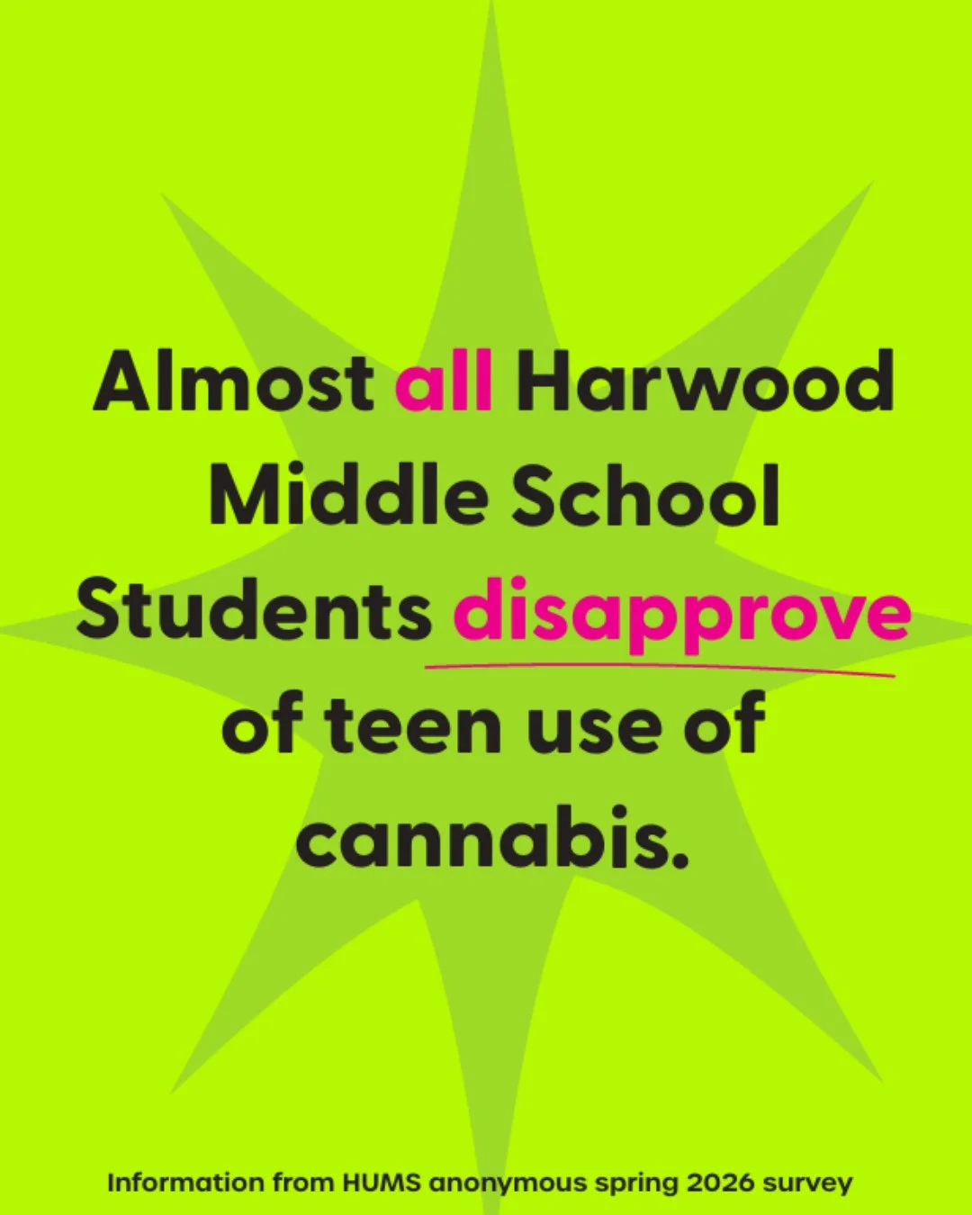 We're excited to be in our second year of the Social Norms Campaign (SNMC) at Twinfield Union Middle School and Harwood Middle School. 🎨⁠
⁠
Using student survey data, the campaign shared messages celebrating healthy choices, strong friendships, and 