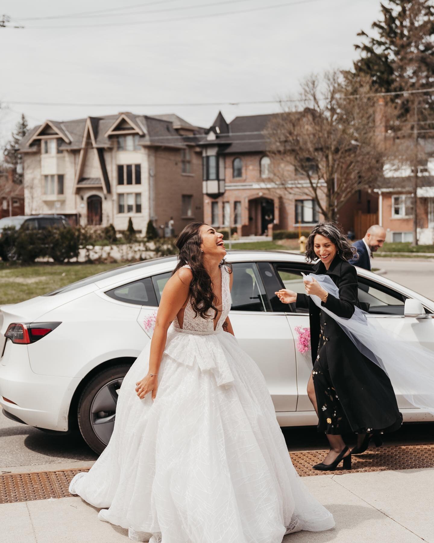 Who needs a limo when you can ride in a Tesla