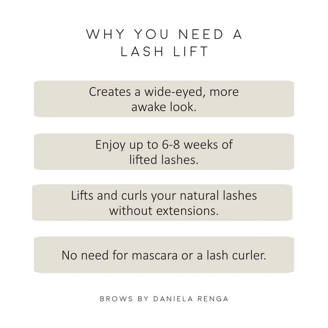 The list goes on, but here are some reasons why everyone needs a Lash Lift.  Not to mention &hellip; it&rsquo;s a very low maintenance service 🤌🏼 

&bull;
&bull;
&bull;
&bull;
#browsbydanielarenga #browstudio #santabarbarabrows #lashlift #elleebana
