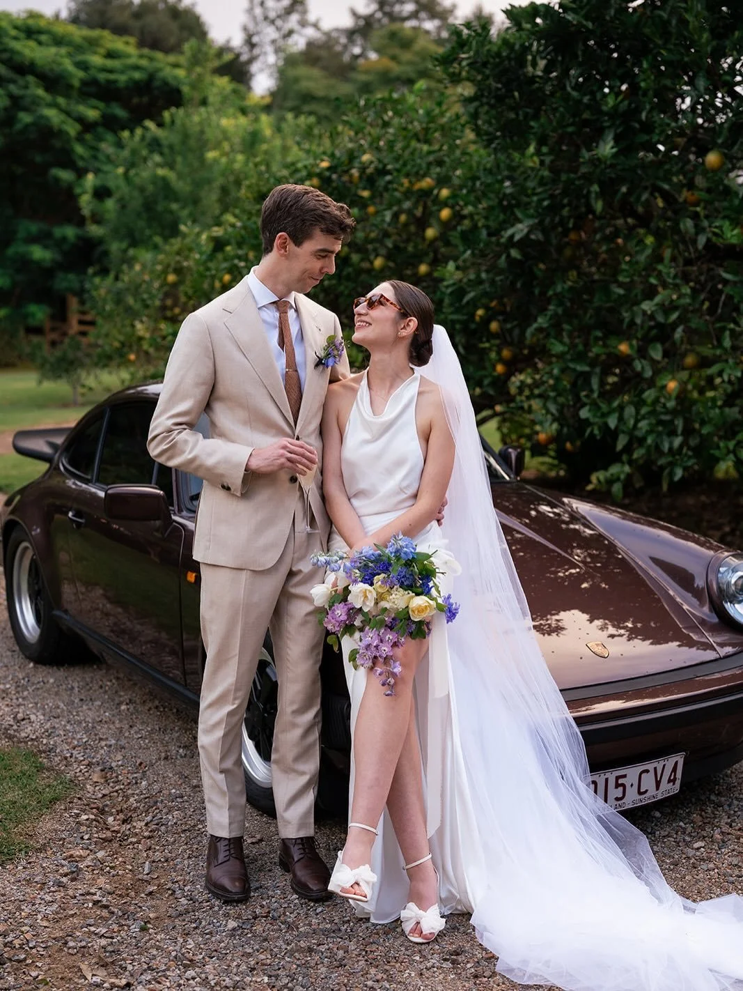 Rachael &amp; Ricky at the beautiful @theearthhousebyronbay 🩵 

Dream team 👇 
Venue: @theearthhousebyronbay 
Photographer: @figtreepictures 
Planning, styling &amp; coordination: @blossomgatherings 
Stationary: @paperpaper.co 
Florist: @flwr_studio