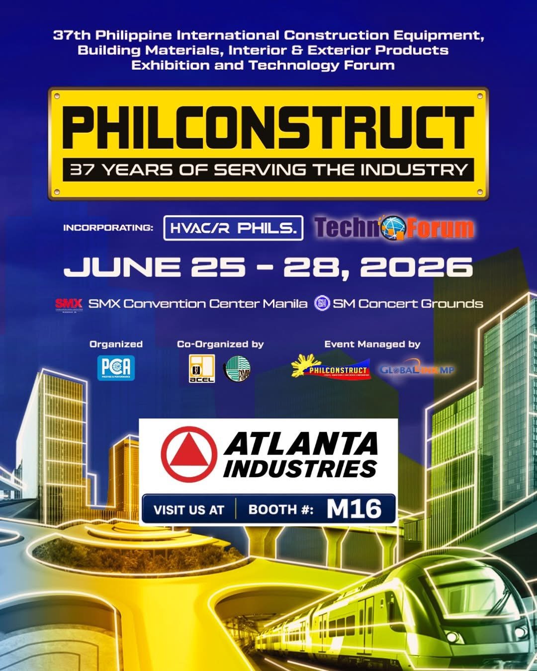 Atlanta Joins Philconstruct Manila 2026