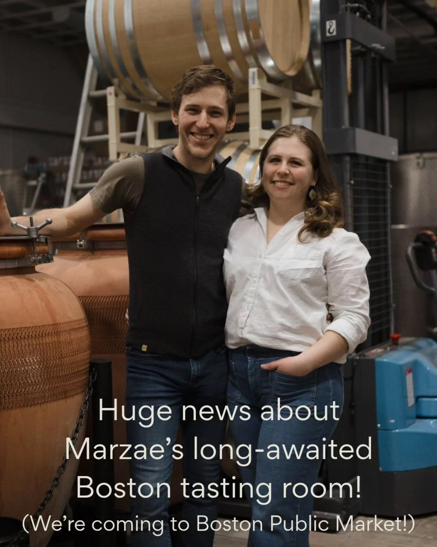 Marzae is officially bringing our tasting room concept, Marzae Cellar + Provisions, to Boston Public Market this Spring! 

Our dream has always been to create a community space that explores and celebrates New England&rsquo;s agricultural and culina