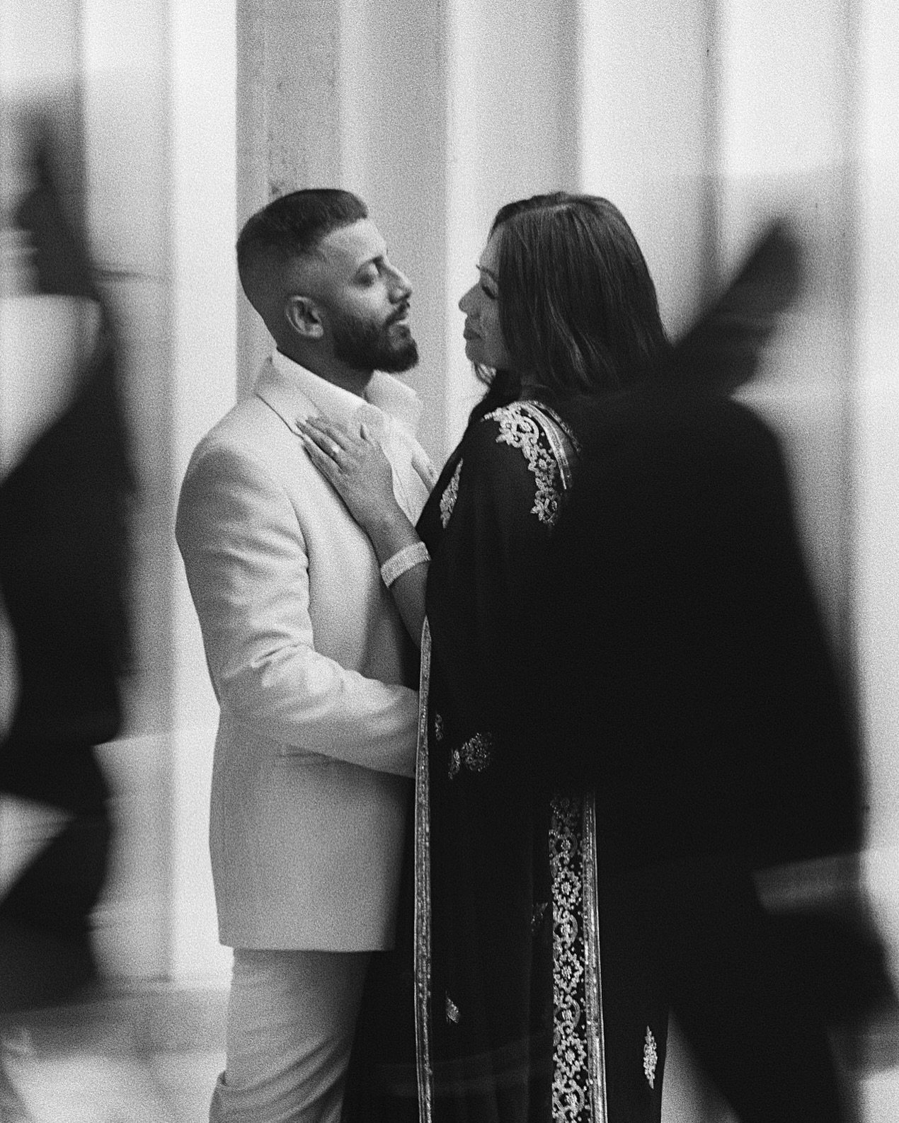 When I&rsquo;m with you time slows down. #photography #weddingphotography #blackandwhite #montreal