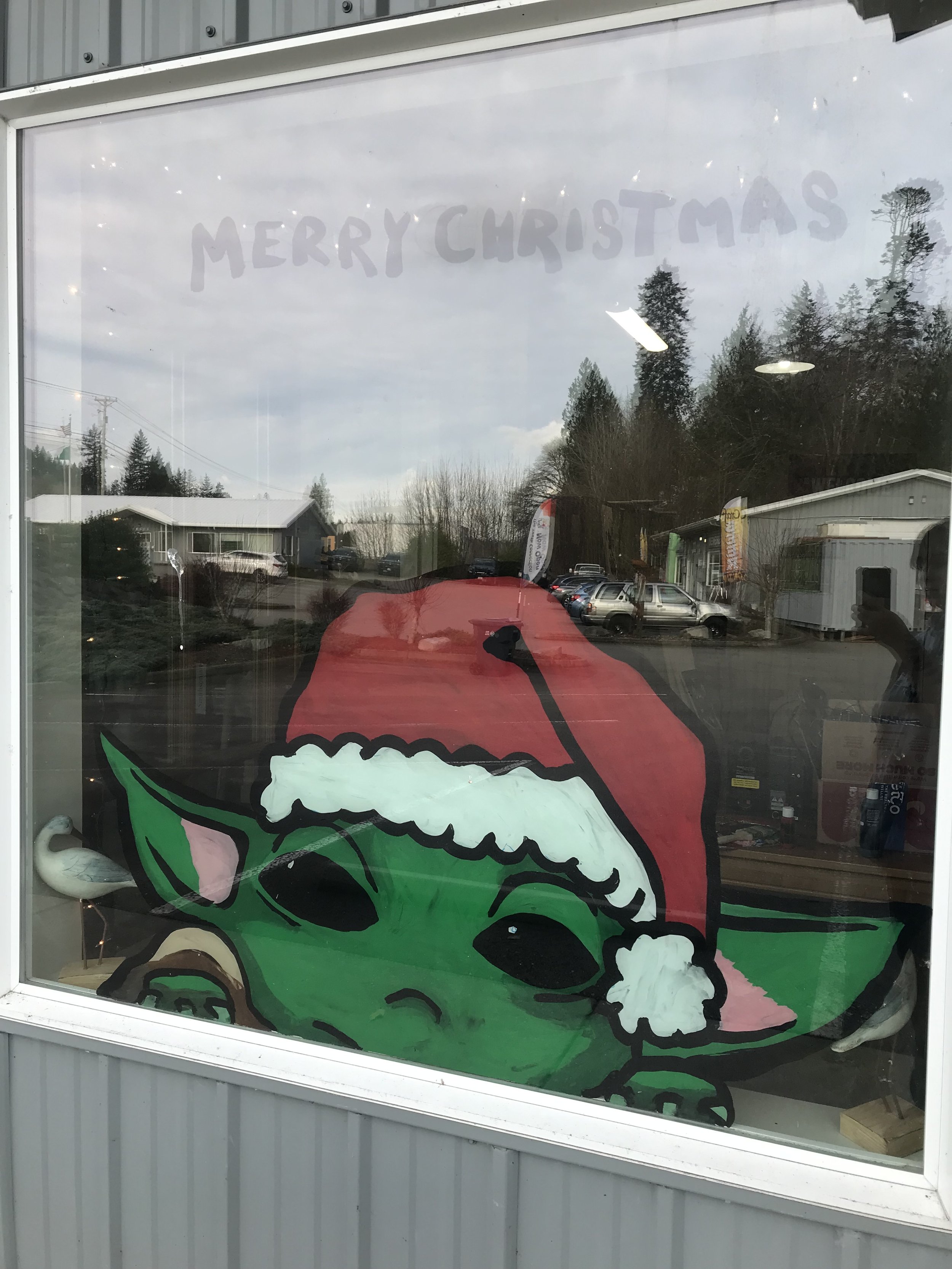 winter window display thanks to Rin!