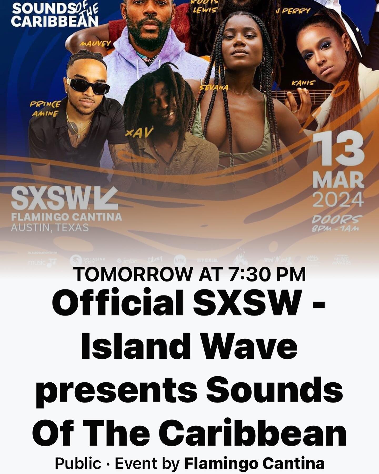 Island Wavez presents anothe SxSW wicked reggae showcase&hellip;Wednesday March 13th. @sista_irie  @lloydstanbury @izaislandwave @flamingocantina  #austin #sxsw #musicinthestreets #islandmusic #reggaeshowcase