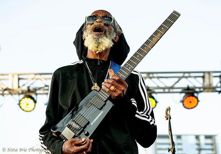SOUL SYNDICATE originals came together after 40 years to play the Austin Reggae Fest April 21,2024 at Auditorium Shores. Austin, Texas. Fully Fullwood (band leader, bassist), Chinna Smith (guitar), Tony Chin (guitar), Santa Davis (Drums) and Keith St