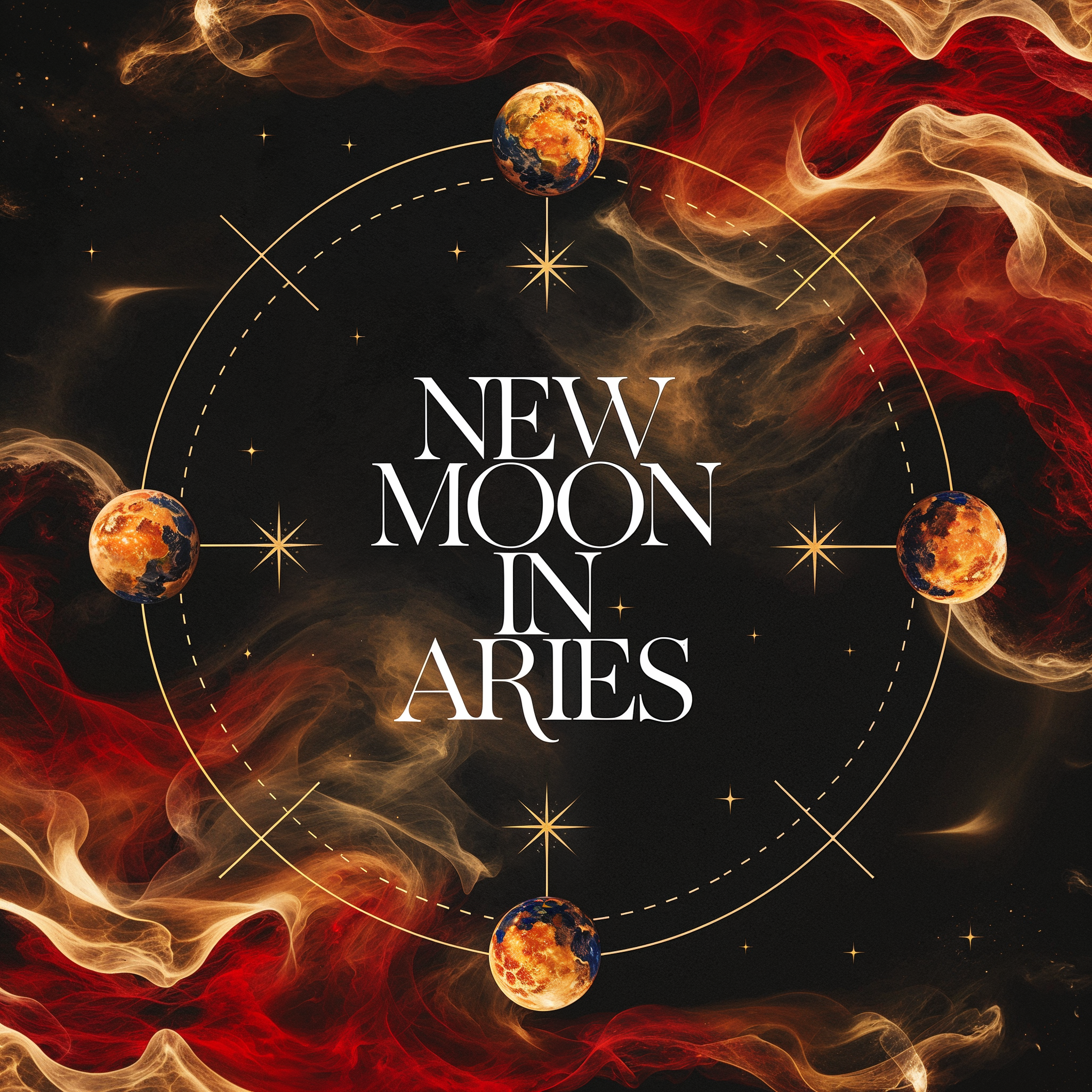 17th April  - New Moon in Aries -  Fire Activation -Lunar Light Portal