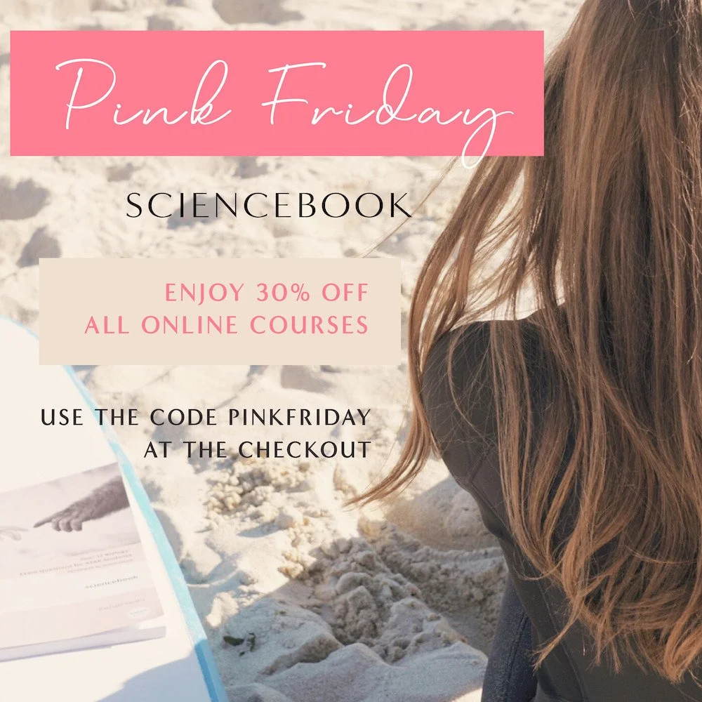 Sciencebook's Pink Friday has arrived! 💗

Back to School shopping has never looked so good 👛

Enjoy 30% off all Online Courses, including our:

💗 Year 11 Human Biology Video Library
💗 Year 12 Human Biology Video Library

The discount for PINKFRID