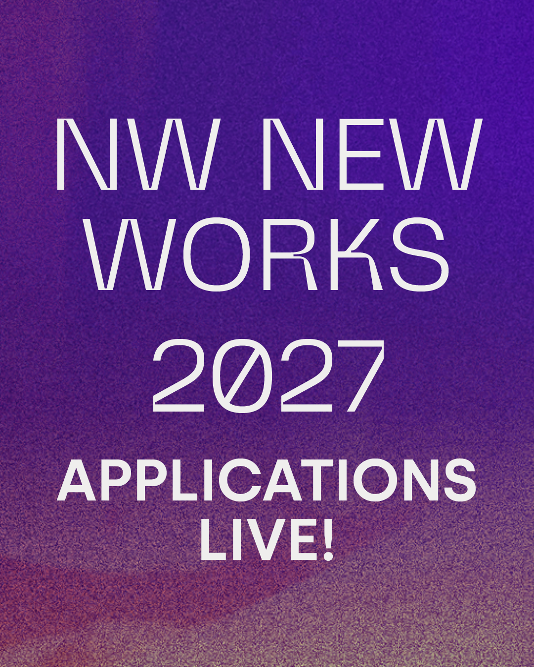 NW New Works 26/27 Application