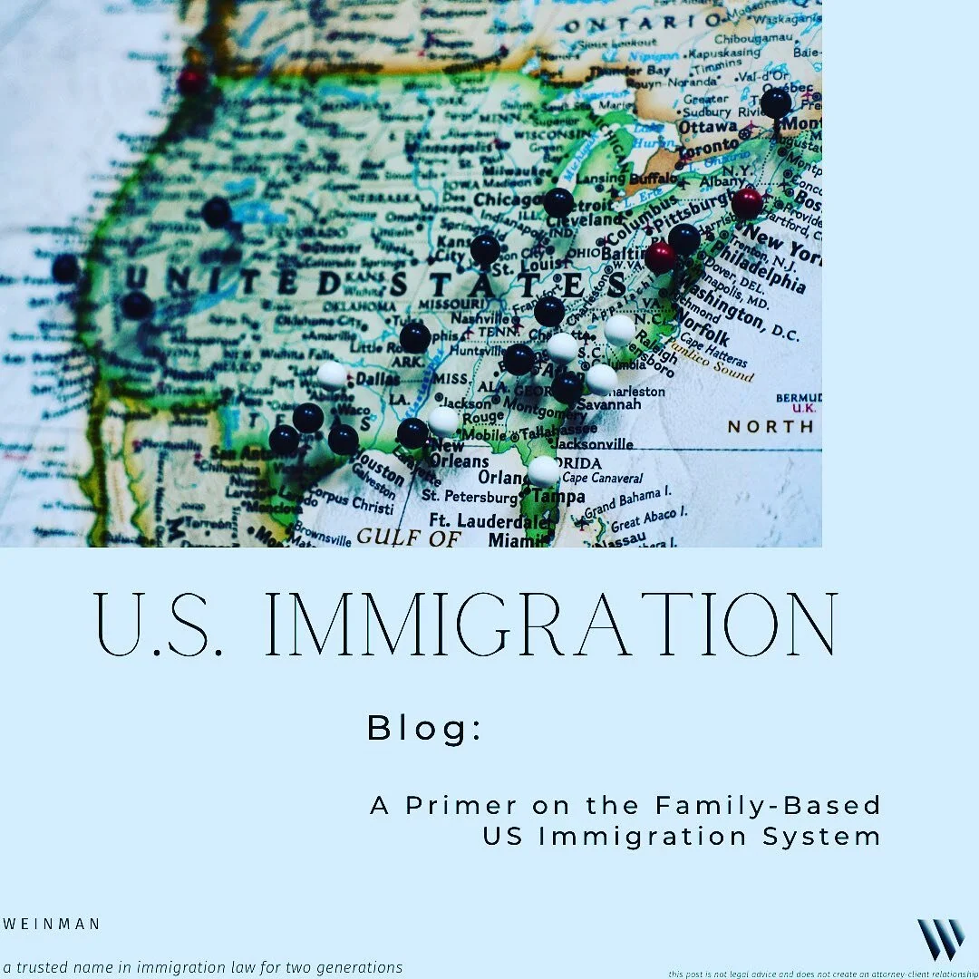 New Blog Post:  Learn about the process of petitioning for a family member.  Click link in bio and go to insights.  #immigration