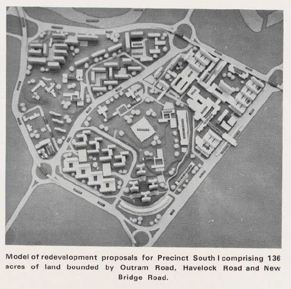Model of redevelopment proposal for Precinct S1. Source: HDB
