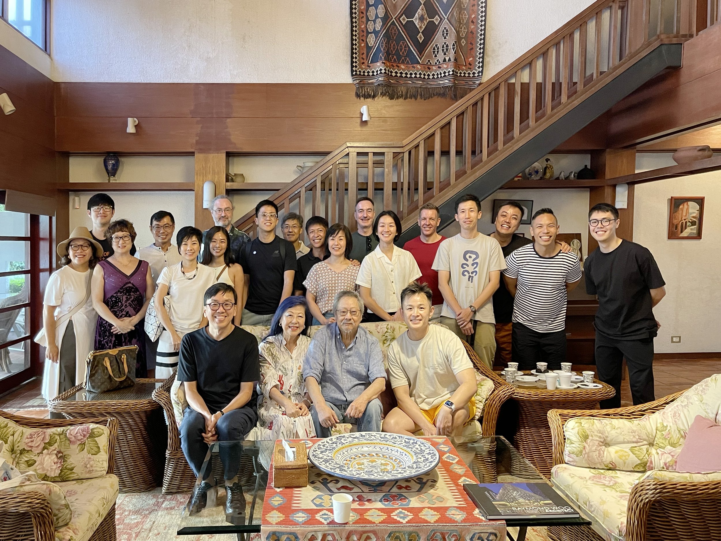 Tour participants by Dr. Chang Jiat Hwee
