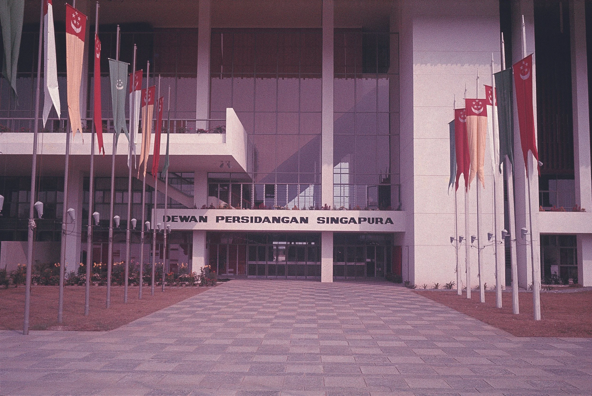 Original open forecourt and large open deck. Source: Datuk Seri Lim Chong Keat Collection