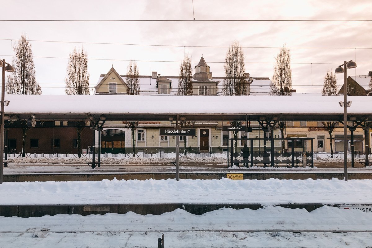 Bahnhof in Schweden Nachtzug Berlin –&nbsp;Stockholm