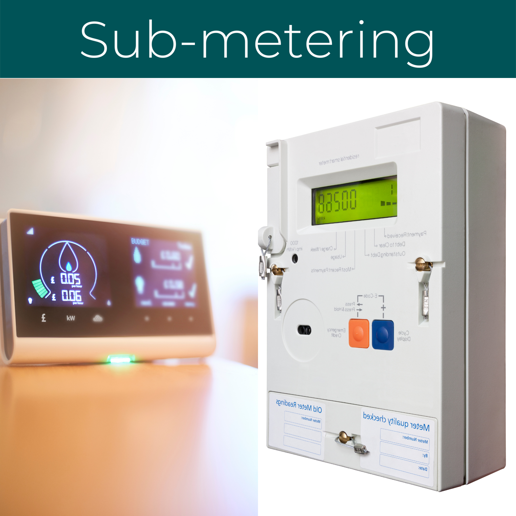 Smart water sub-metering can enable constant monitoring of water consumption and hence help reduce wastage.