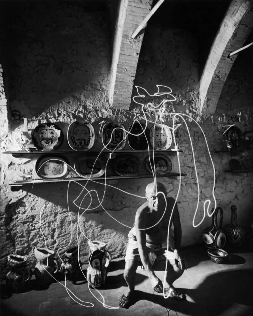 Gjon Mili’s Picasso Drawing With Light, 1949
The LIFE Picture Collection/Getty Images