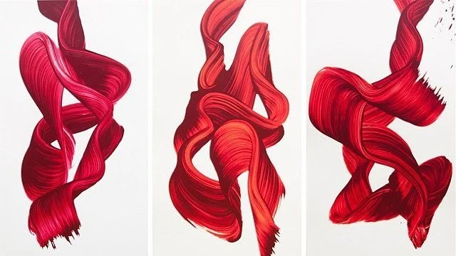 'Single Stroke' Paintings by James Nares