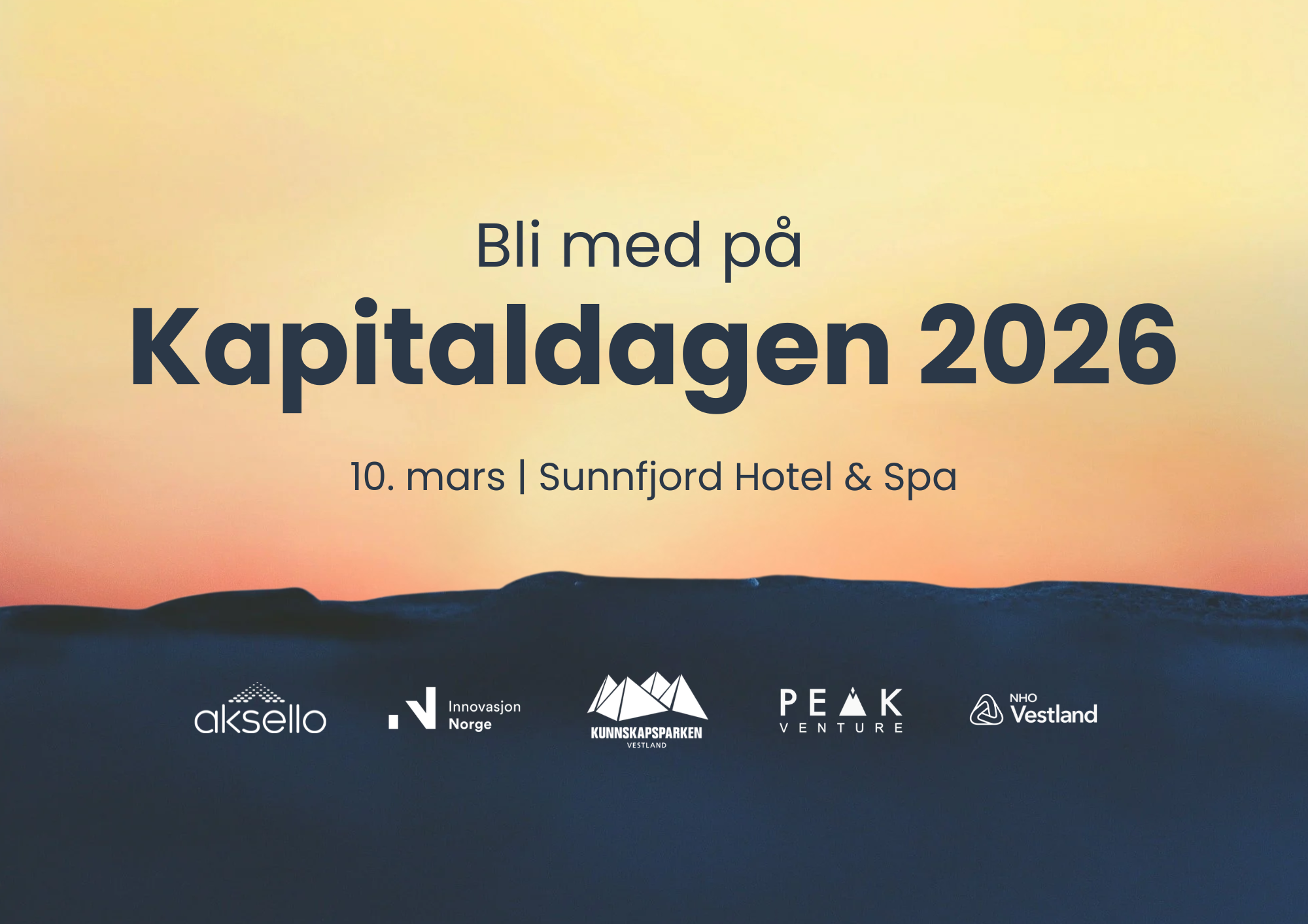 Bli med på Kapitaldagen 2026!