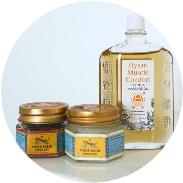 Tuina massage oils and balm