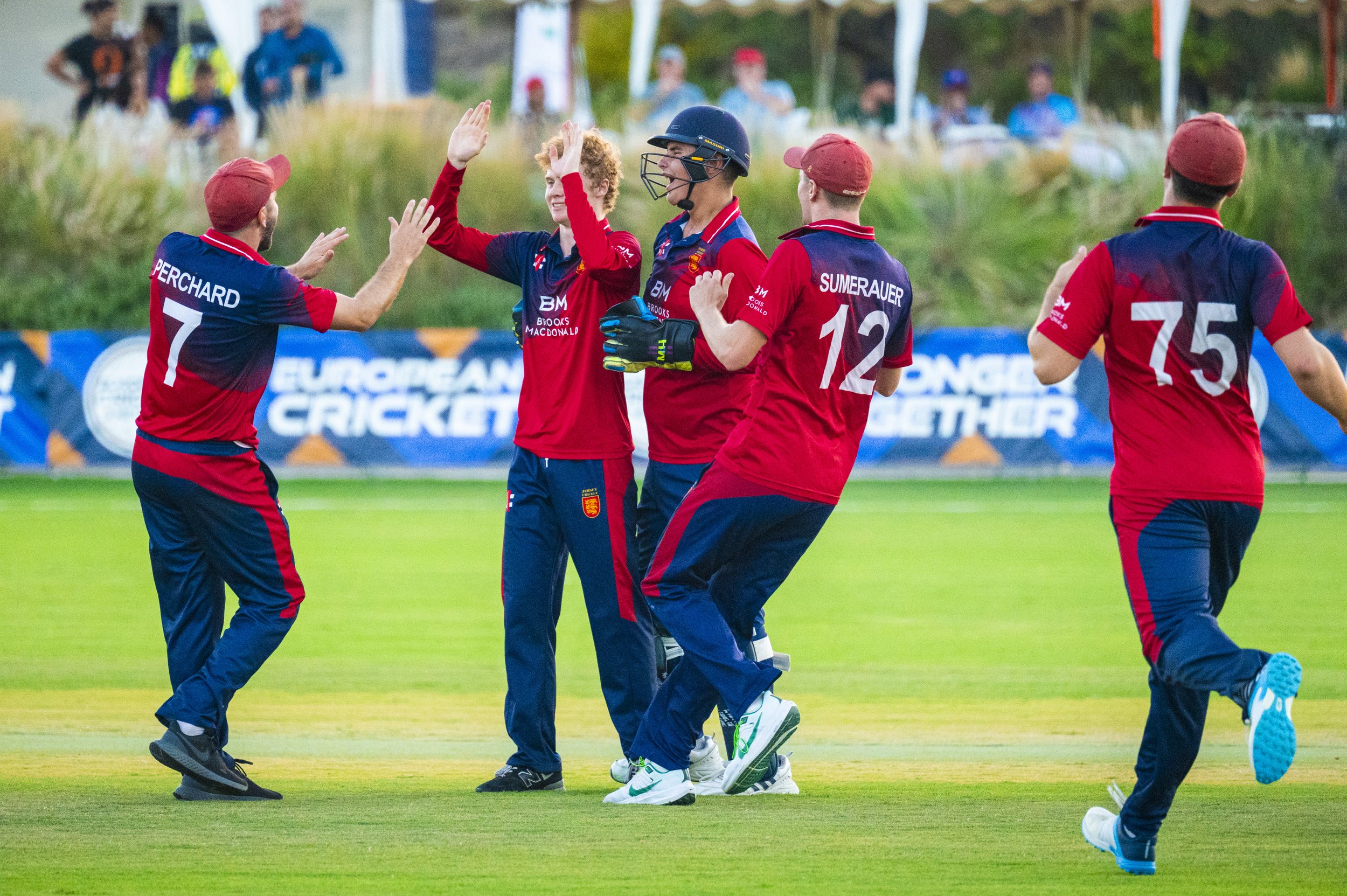 Jersey cricket team sales