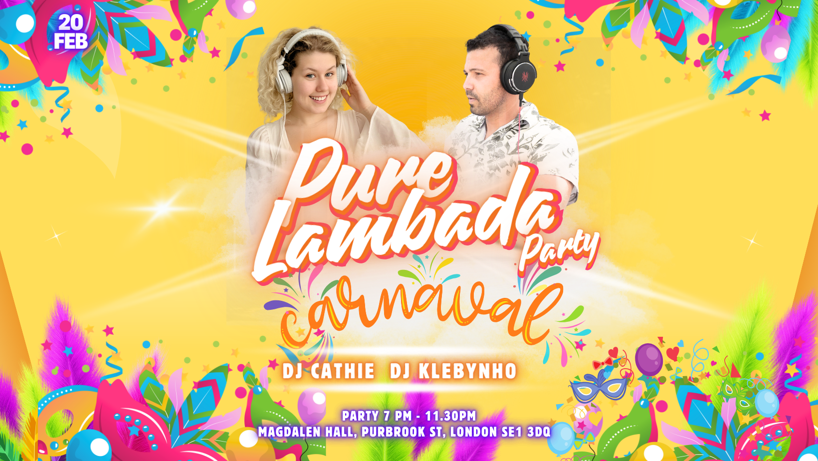 PURE LAMBADA PARTY - 20TH FEB