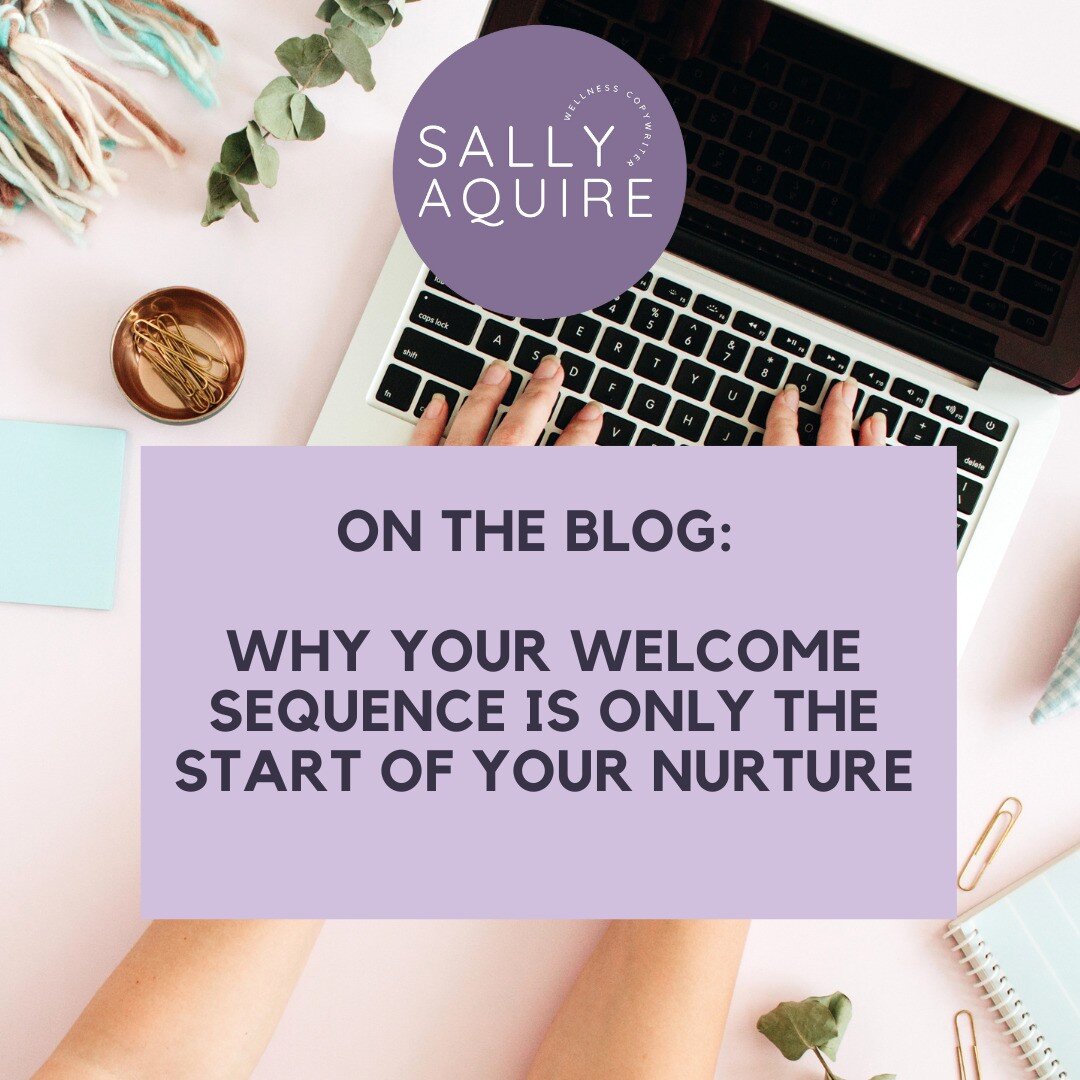 our welcome sequence is just the start of your email nurture. 

This may surprise you as you&rsquo;ve probably been taught that a 3-4 email nurture sequence is all you need to put potential clients on the path to working with you. And you&rsquo;re pr