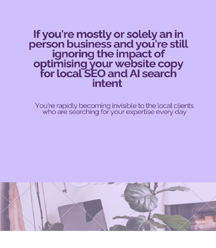 Your Local Clients Are Searching for You on Google and AI But Is Your Website Showing Up?