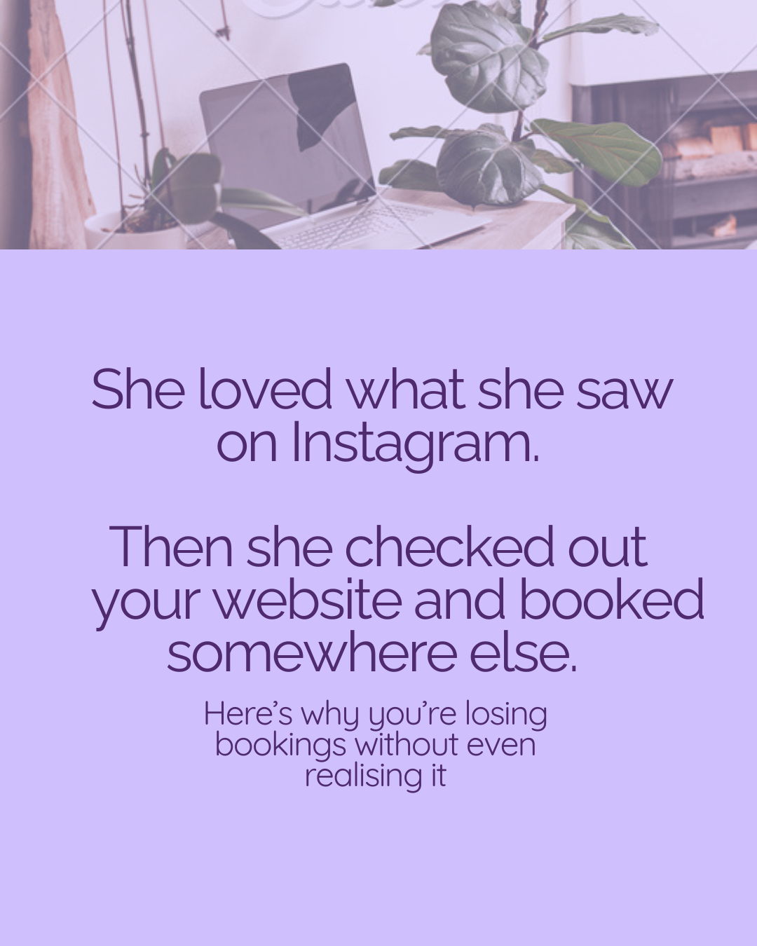 They Found You on Instagram But Your Website Decides Whether They Book